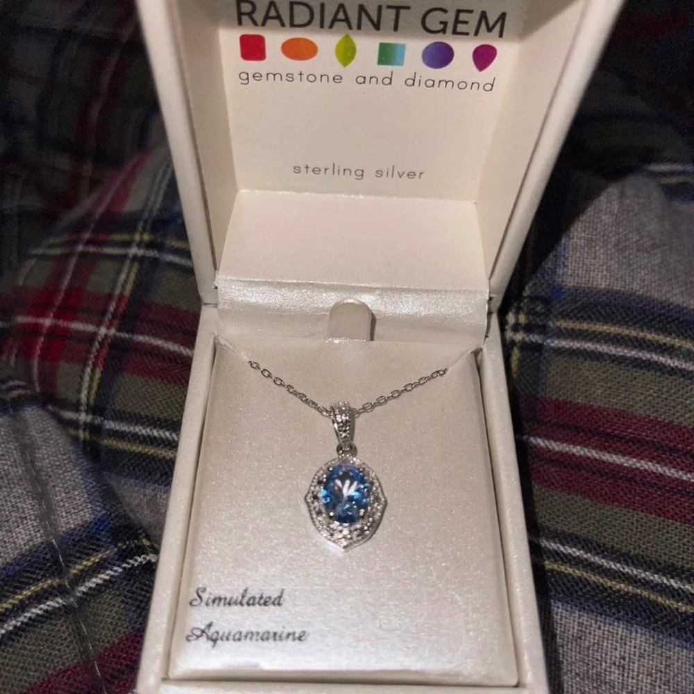 Aquamarine necklace!